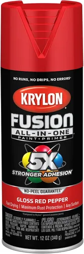 Vista 80 de Krylon Fusion - Pintura en aerosol adhesiva todo en uno para uso en interiores y exteriores, 12 onzas, vidrio de playa