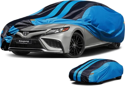 Vista 17 de Kaugung Funda impermeable para automóvil BMW Serie 3 (1999-2025), cubierta exterior completa para automóviles, ligera, resistente al sol, UV