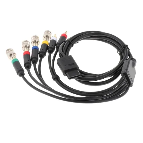 Vista 3 de N64 AV sistema de vídeo de juego de cable retro compuesto multi hacia fuera Audio TV S-Video Cable Cable
