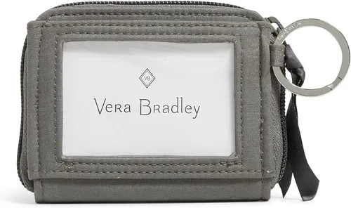 Vista 3 de Vera Bradley Cartera pequeña de algodón con cremallera para mujer con protección RFID