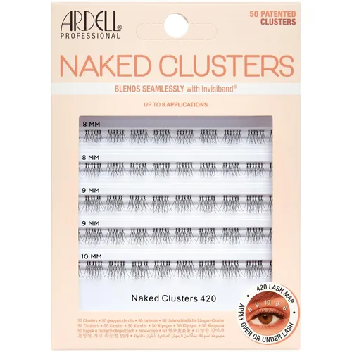 Vista 12 de Ardell Naked Lashes - Kit de tríos de pestañas de aspecto natural con pegamento y removedor de pestañas, extensiones de pestañas para bricolaje, 3