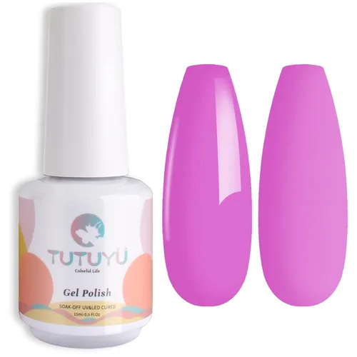 Vista 32 de Esmalte de uñas en gel color púrpura oscuro de medianoche - 15ml de esmalte de uñas en gel Jelly color morado negro, color traslúcido