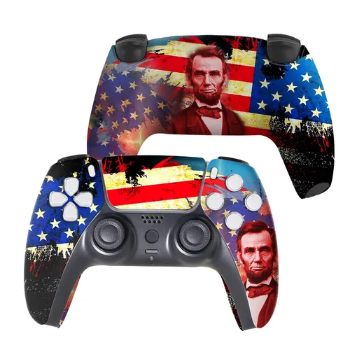Vista 9 de American Warriior Custom PS-5 Controller Wireless compatible with Play-Station 5 Console by BCB Controllers Proudly Customized in USA with