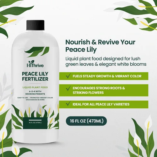 Vista 2 de Fertilizante líquido para plantas de lirio de la paz de 16oz - Produce 96 galones de fertilizante para lirio de la paz - Alimento líquido rico