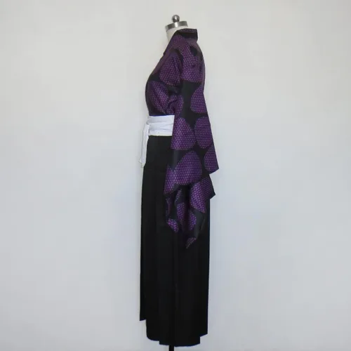 Vista 3 de Titulow Michikatsu Tsugikuni Kokushibo - Disfraz de kimono para cosplay