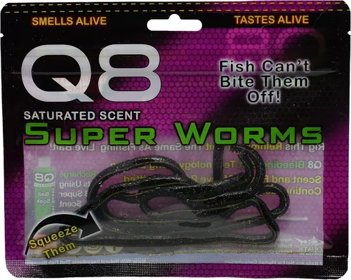 Vista 8 de Q8 Super Bait Super Worms Blanco perla