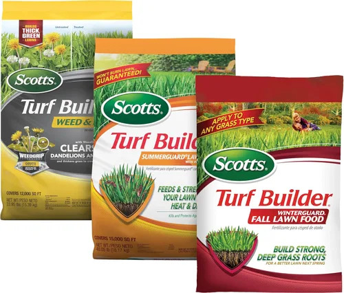 Vista 7 de Scotts Turf Builder - Paquete de cuidado de césped de 3 bolsas para césped