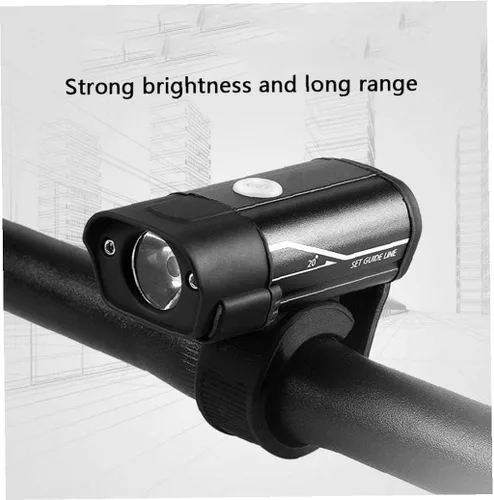 Vista 2 de 1 unid luces delanteras bicicleta recargable USB bicicleta Led luz trasera ciclo luces para montaña carretera bicicleta