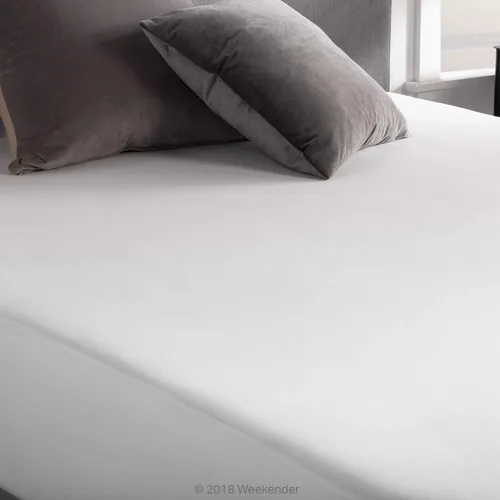 Vista 5 de Sábana bajera ajustable WEEKENDER. Protector de colchón de jersey con barrera silenciosa impermeable, Poliéster, gemelo