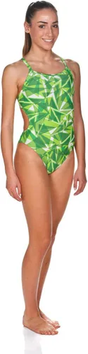 Vista 2 de Arena Women's Shattered Glass Challenge Back One Piece Swimsuit