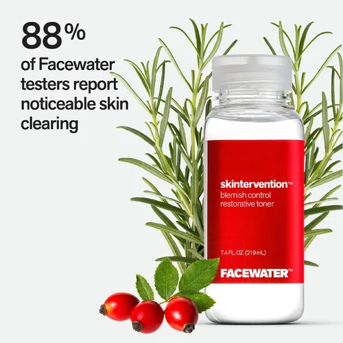 Vista 5 de Facewater Skintervention - Tóner restaurador para el control de imperfecciones