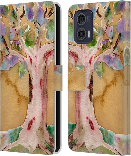 Vista 7 de Head Case Designs Officially Licensed Wyanne Half Light Nature 2 Leather Book Wallet Case Cover Compatible with Motorola Moto G73 5G