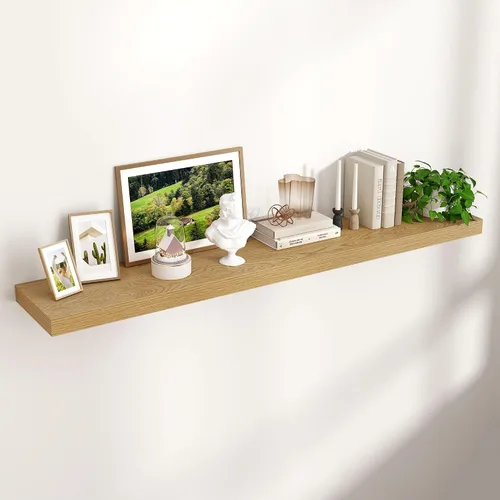 Vista 12 de Estantes flotantes cuadrados para pared de 8 pulgadas de ancho x 8 pulgadas de profundidad x 1.2 pulgadas de alto, pequeños estantes de pared