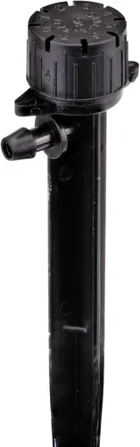 Vista 3 de Raindrip R156CT Burbujero de flujo ajustable, emisor compensador sin presión, patrón de círculo completo, aerosol de 8 corrientes, con entrada