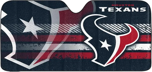 Vista 3 de Fanmats Parasol Solar Automático para Parabrisas de la NFL, Protector Solar Visera Solar Acordeón Tri-plegable para Almacenamiento 59" x 29.5