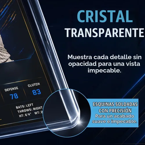 Vista 4 de Premium Seamless 20PT - 360PT - Cargadores superiores gruesos para tarjetas Soporte para tarjetas de carga superior, fundas para tarjetas