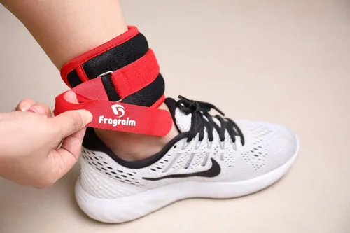 Vista 7 de Fragraim - Juego de pesas de tobillo para mujeres, hombres y niños, ideal para entrenamiento de fuerza para muñeca/pierna/brazo, correa ajustable, 1