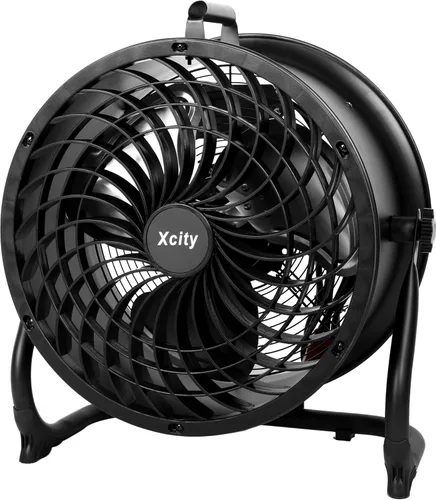 Vista 12 de Xcity Ventiladores de piso industriales de metal de 12 pulgadas, máximo 1800 CFM, ventilador de alta velocidad resistente con inclinación ajustable
