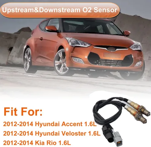 Vista 2 de Sensor de Oxígeno Upstream & Downstream O2 Sensor 234-5055, 234-4568 Compatible con Hyundai Accent 2012-2014, para Hyundai Veloster 2012-2014