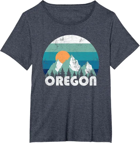 Vista 54 de Oregon State Retro Vintage Camiseta
