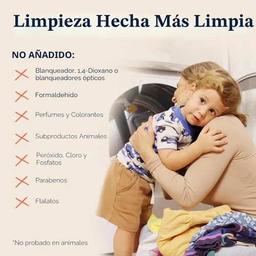 Vista 9 de Miss Mouth's Messy Eater Hojas de Detergente para Lavandería - 60 Cargas Hojas de Detergente Amigables para Viajes - Hipoalergénicas, Seguras
