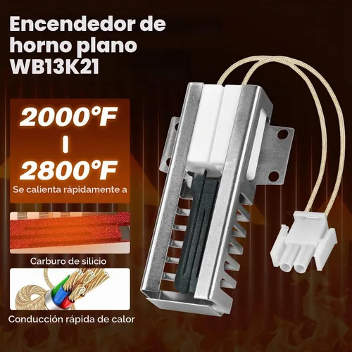 Vista 5 de Coorstek 501A - Repuesto de encendedor de horno para WB13K21 General Electric Range Igniter Model (1 unidad)
