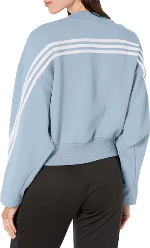 Vista 2 de adidas Women's Future Icon Three Stripes Crew Sweatshirt
