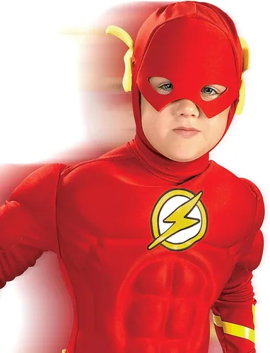 Vista 9 de Rubie's DC Comics Deluxe Muscle Chest The Flash Disfraz infantil