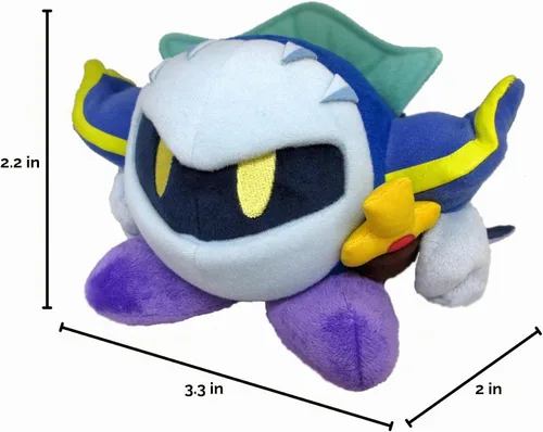 Vista 5 de Little Buddy 1402 Kirby Adventure All Star Collection Meta Knight de felpa, 5.5 pulgadas