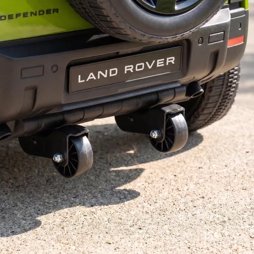 Vista 9 de Qaba 12V Ride on Car con licencia Land Rover Defender Kids Electric Car