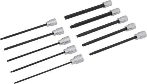Vista 8 de Performance Tool W38750 - Juego de llaves hexagonales SAE de longitud extendida de 7 piezas, enchufes de acero al cromo vanadio con puntas S2