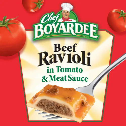 Vista 4 de Chef Boyardee Ravioles de ternera, 15 onzas, paquete de 4