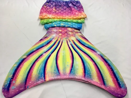 Vista 3 de Conjunto de bikini de sirena para fiesta temática de sirena