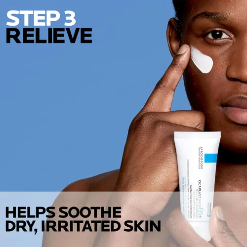 Vista 5 de La Roche-Posay Set de regalo protector de piel seca con Toleriane Limpiador suave hidratante facial 1.7 fl oz, hidratante facial de doble reparación