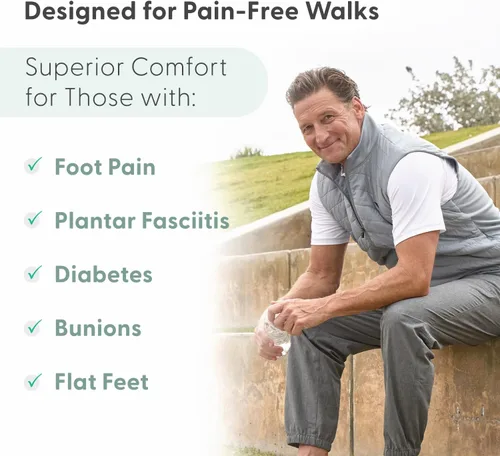 Vista 4 de Orthofeet Zapatillas ortopédicas de lava de punto para hombre