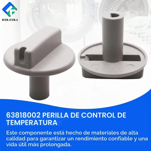 Vista 7 de KOLEOOL 2 piezas de reemplazo de perilla de control de temperatura 63818002 para TPI63818002