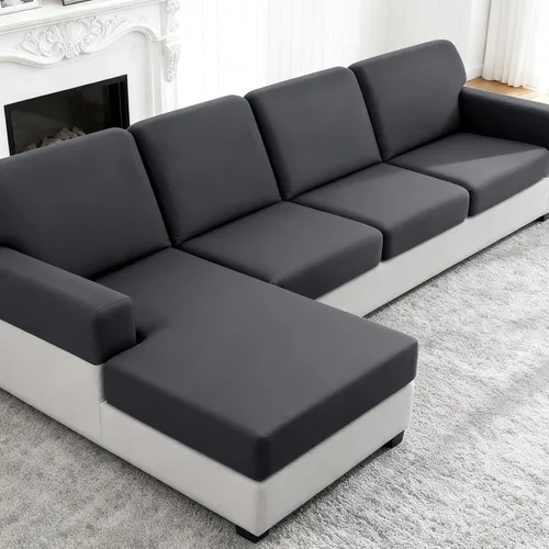 Vista 20 de TAOCOCO Fundas de Cojines de Sofá Elásticas Fundas de Asiento de Silla para Sillón, Fundas de Asiento de Sofá de 1 Pieza Protector de Muebles Suave