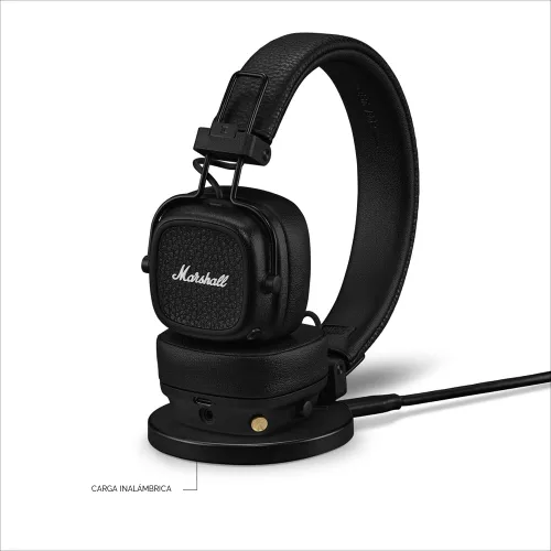 Vista 9 de Marshall Major V - Auriculares inalámbricos con Bluetooth para llevar en la oreja - Negro