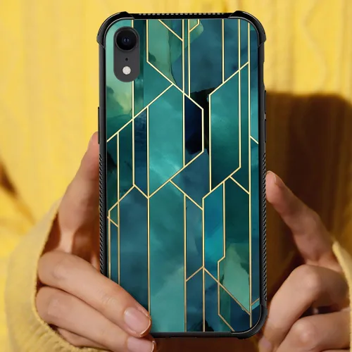Vista 172 de Funda compatible con iPhone XR, diseño de elefantes africanos para niñas, diseño de patrón a prueba de golpes, antiarañazos, carcasa trasera
