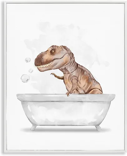 Vista 56 de Lindo conejo bebé en toallas de baño burbujas de jabón' Arte Giclée enmarcado