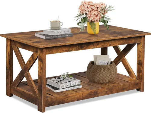 Vista 9 de WLIVE Mesa de Centro, Mesa de Centro de 39" con Tapa Elevable con Compartimento Oculto, Estante de Almacenamiento y Tapa Elevable para Hogar, Sala