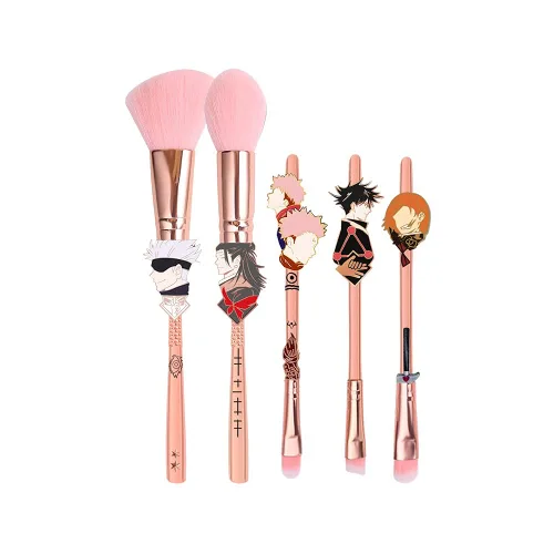 Vista 2 de Juego de brochas de maquillaje de anime para cosplay, bolsa de cosméticos de anime, juego de brochas de maquillaje para sombra de ojos, corrector