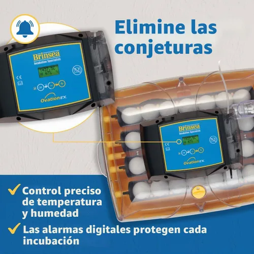 Vista 3 de Brinsea Ovation 28 EX - Incubadora de huevos, control de humedad y libro educativo