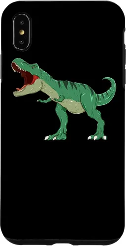Vista 10 de Carcasa para iPhone X/XS con diseño de dinosaurio T-Rex.