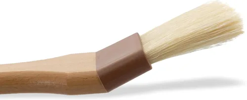 Vista 2 de SPARTA 4037000 Cepillo de repostería de nailon para hornear cerdas de jabalí en ángulo con mango de madera dura y cerdas epoxi para cocinas