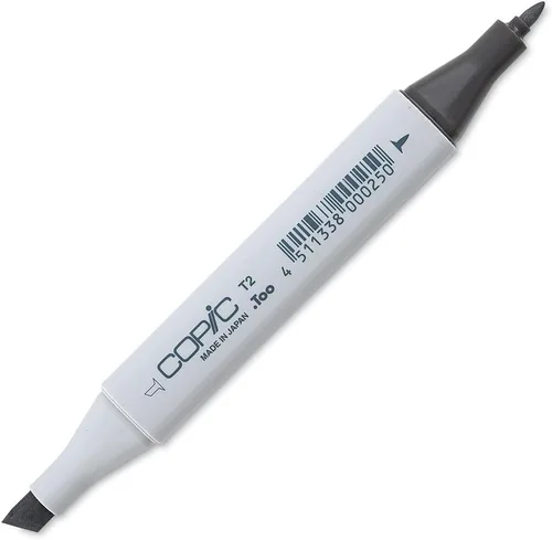 Vista 7 de Copic Marcador de alcohol clásico de doble punta, B21-Copic, azul bebé