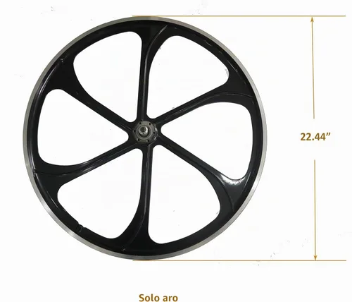 Vista 3 de 26 "Rueda trasera Mag de bicicleta de 5.315 in para freno de disco giratorio