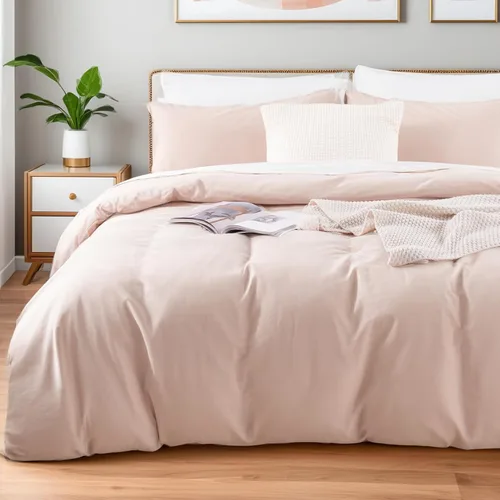 Vista 19 de NEXHOME PRO Funda de edredón Twin XL 100% algodón lavado, transpirable, duradera, texturizada, similar al lino, juego de ropa de cama para el hogar