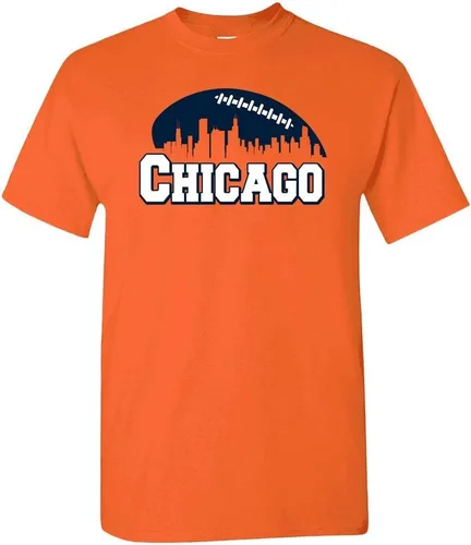 Vista 50 de Xtreme Apparrel City Skyline - Camiseta de hombre para los aficionados al fútbol americano Pittsburgh - Camisa negra