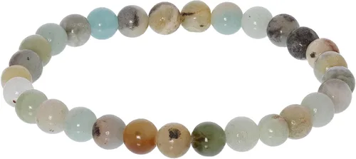 Vista 464 de Gem Avenue Handmade Round Bead Stretch Bracelet Unisex Natural Stone Beaded Jewelry for Men & Women, Elastic Wristband for Daily Wear